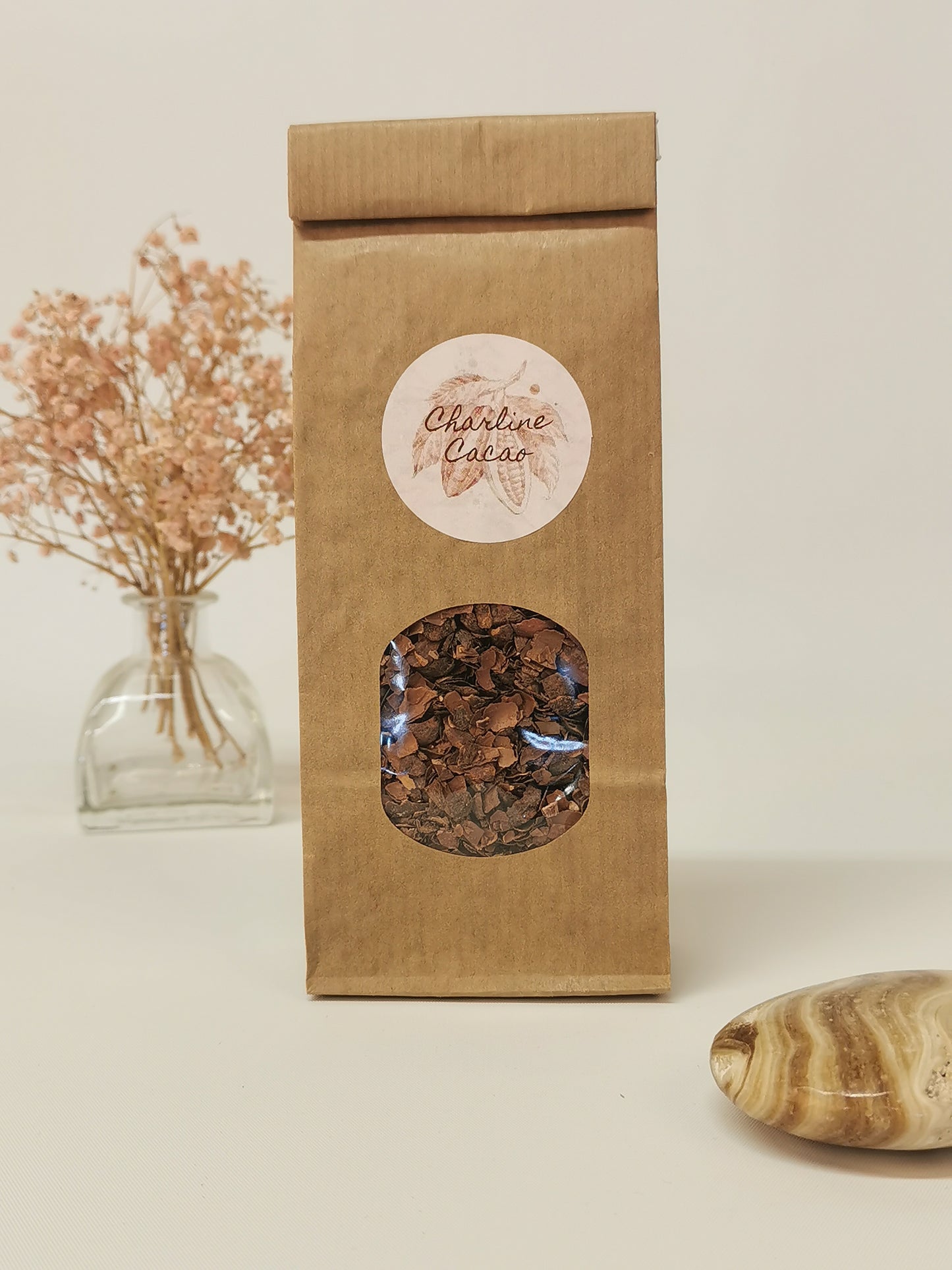 Infusion fève de cacao.