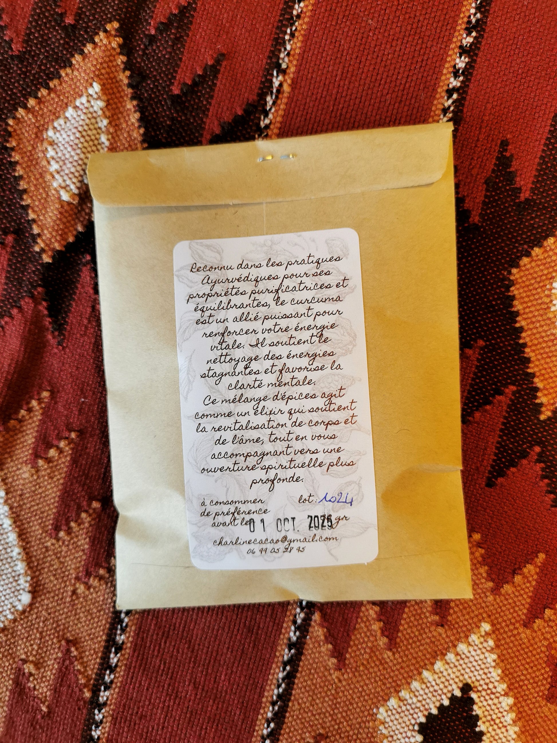 Palets d'intention - Réconfort Charline Cacao